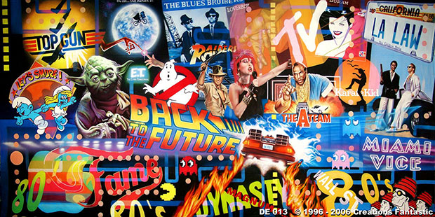 80'S Backdrop - 80'S Themed Events - Backdrops Fantastic