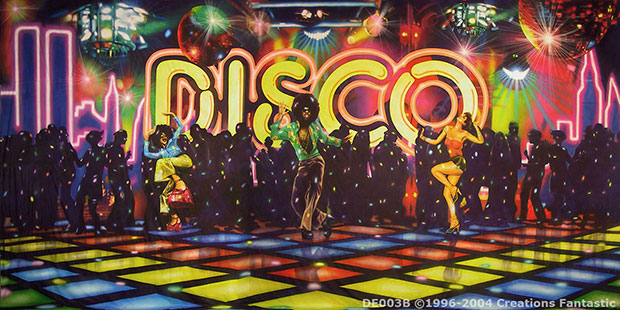 Disco Event Backdrop image