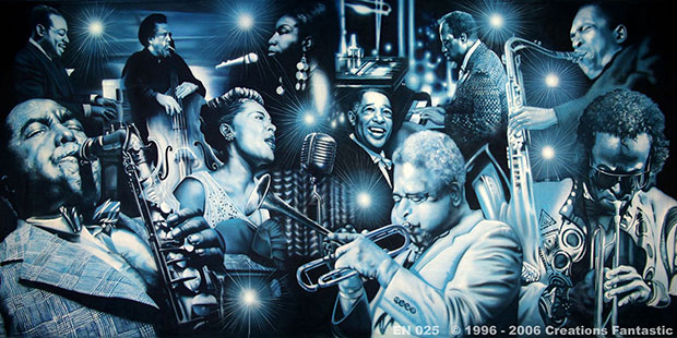 Jazz Greats Evnt backdrop