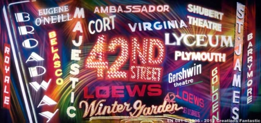Broadway Theatre Marquees backdrop image