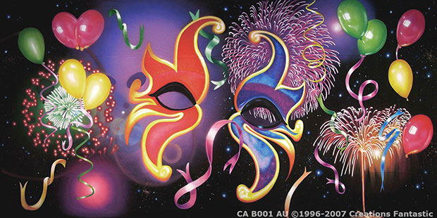 Carnival Mask backdrop image