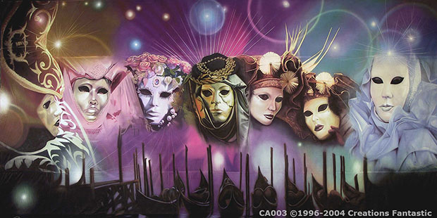 CA003 Venetian Carnival 1 Backdrop