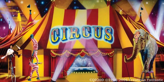 Circus Big Top Event Backdrop image