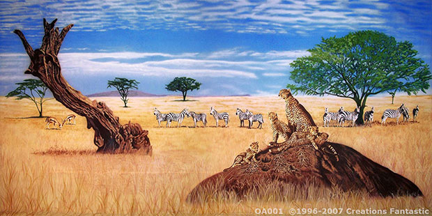 african grasslands background