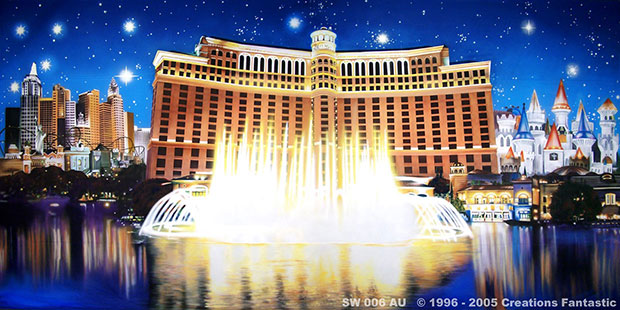 Las Vegas Bellagio Backdrop