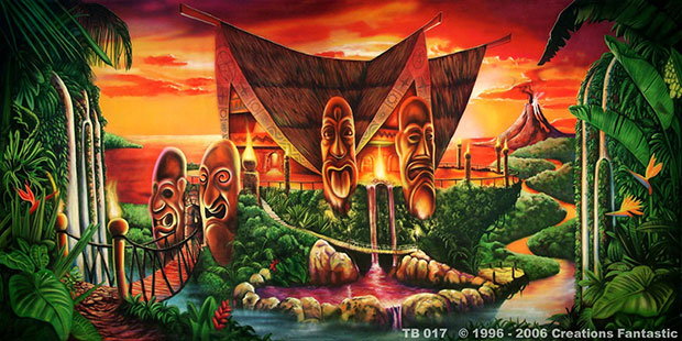 Sunset Tiki backdrop image