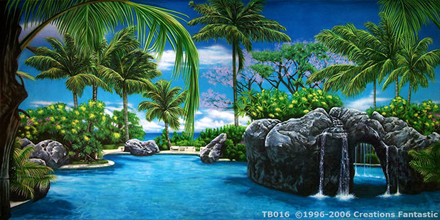 Tropical Pool Event Stage image