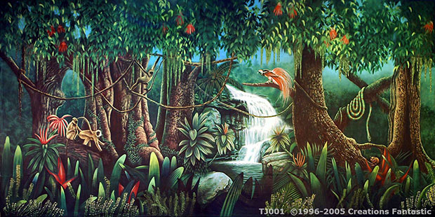 Tropical Jungle Event backdrop image