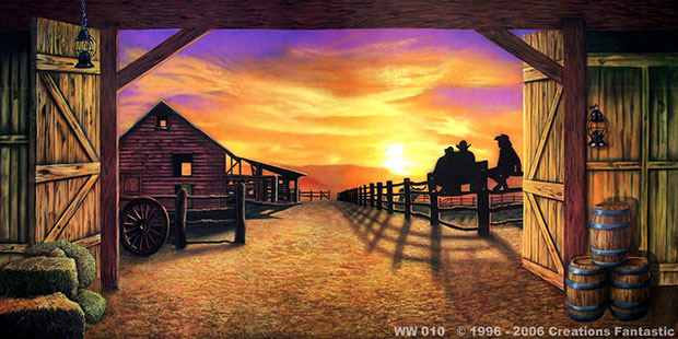 Sunset Barn Event backdrop image