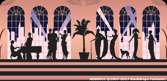 Art Deco - 1920's Event Theming Party Backdrop