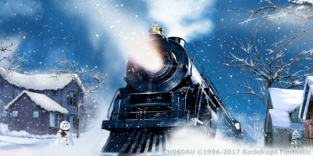 Polar Express Backdrop CH060AU Backdrops Fantastic Australia