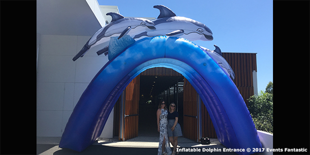 Inflatable Dolphin Arch