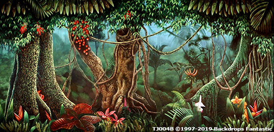 Tropical Jungle 4B Backdrop