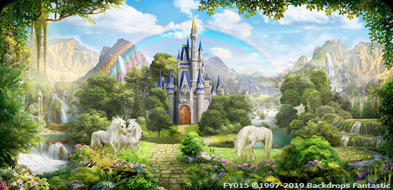 Unicorn-and-Rainbows Event backdrop image