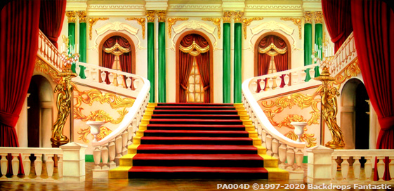 Palace Interior Party Backdrop