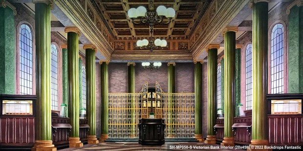 Victorian Bank Interior Mary Poppins