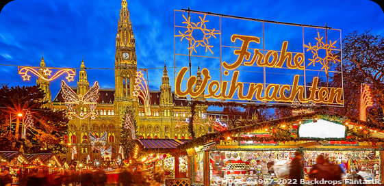 Christmas Markets Vienna Stylised