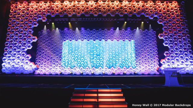 Honey Backdrop Gala Awards Stage Set Star Casino