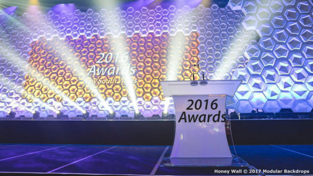 Honey Backdrop Gala Awards Stage Set Star Casino